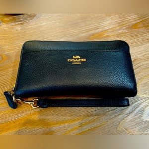 Coach accordion wallet.